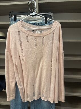 Featherweight sweater